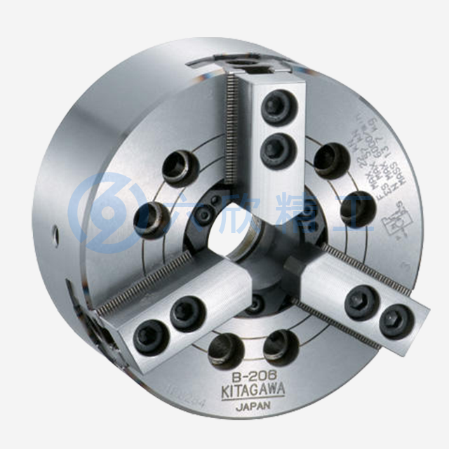 北川三爪大孔徑液壓卡盤B-200系列